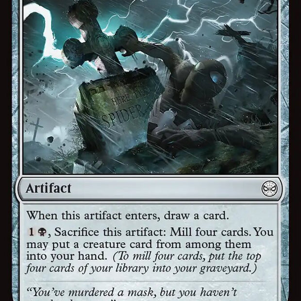 Eerie Gravestone 163/198 (Marvel's Spider-Man)  - Foil