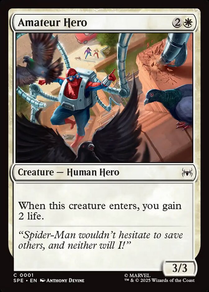 Amateur Hero (Marvel's Spider-Man: Eternal-Legal)  - Foil