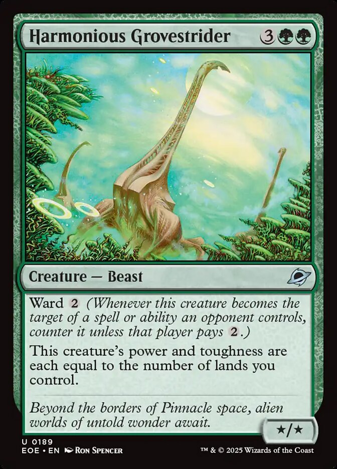 Harmonious Grovestrider 189/276 (Edge of Eternities) 
