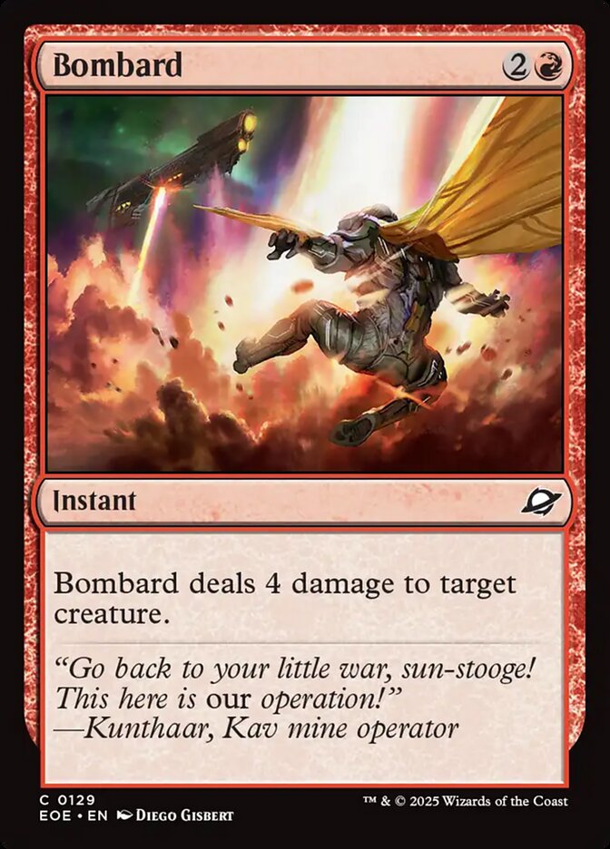 Bombard 129/276 (Edge of Eternities)  - Foil