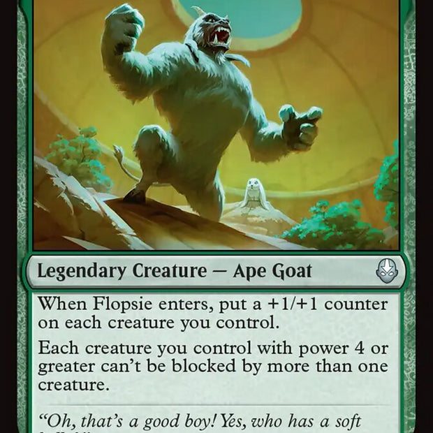 Flopsie, Bumi's Buddy 179/286 (Avatar: The Last Airbender)  - Foil