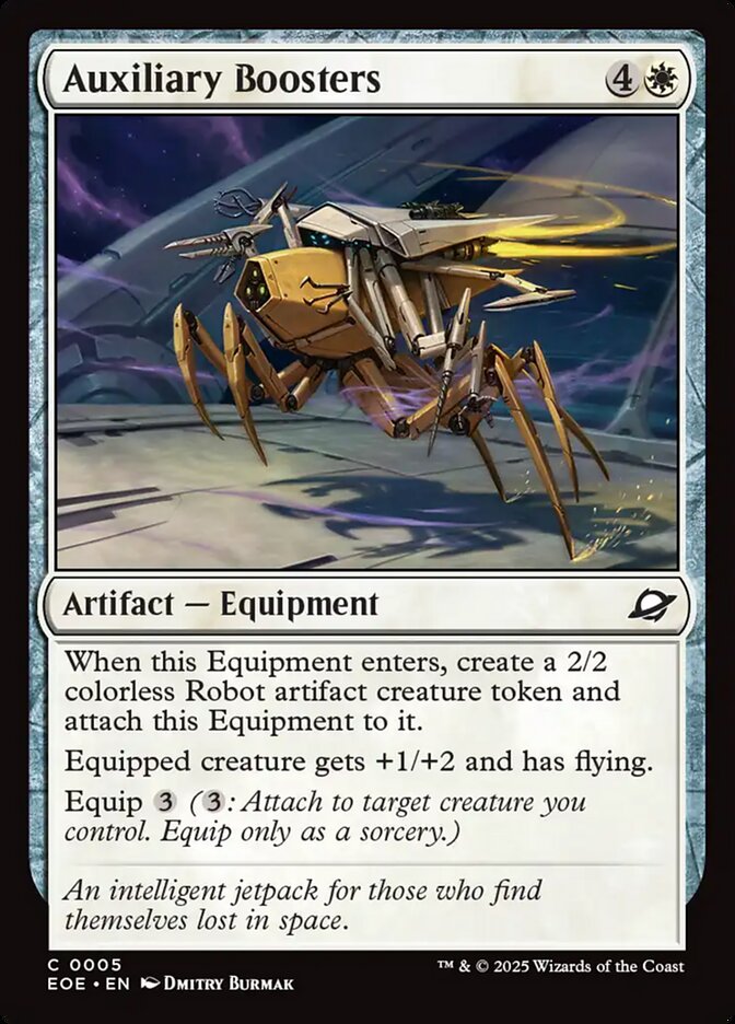 Auxiliary Boosters (Edge of Eternities)  - Foil