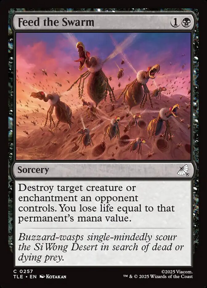 Feed the Swarm 257/317 (Avatar: The Last Airbender: Eternal-Legal)  - Foil