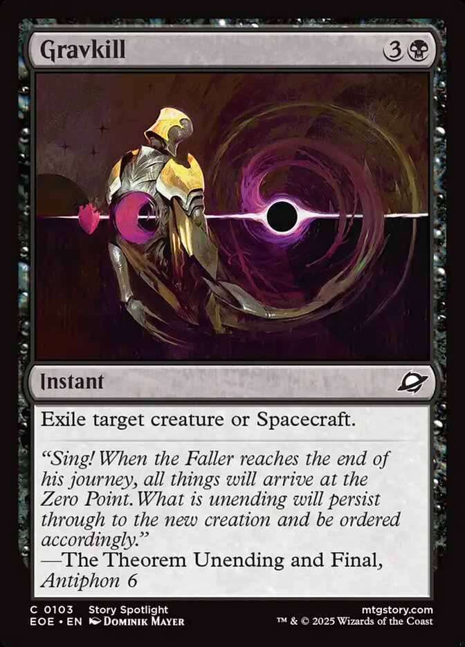 Gravkill 103/276 (Edge of Eternities)  - Foil