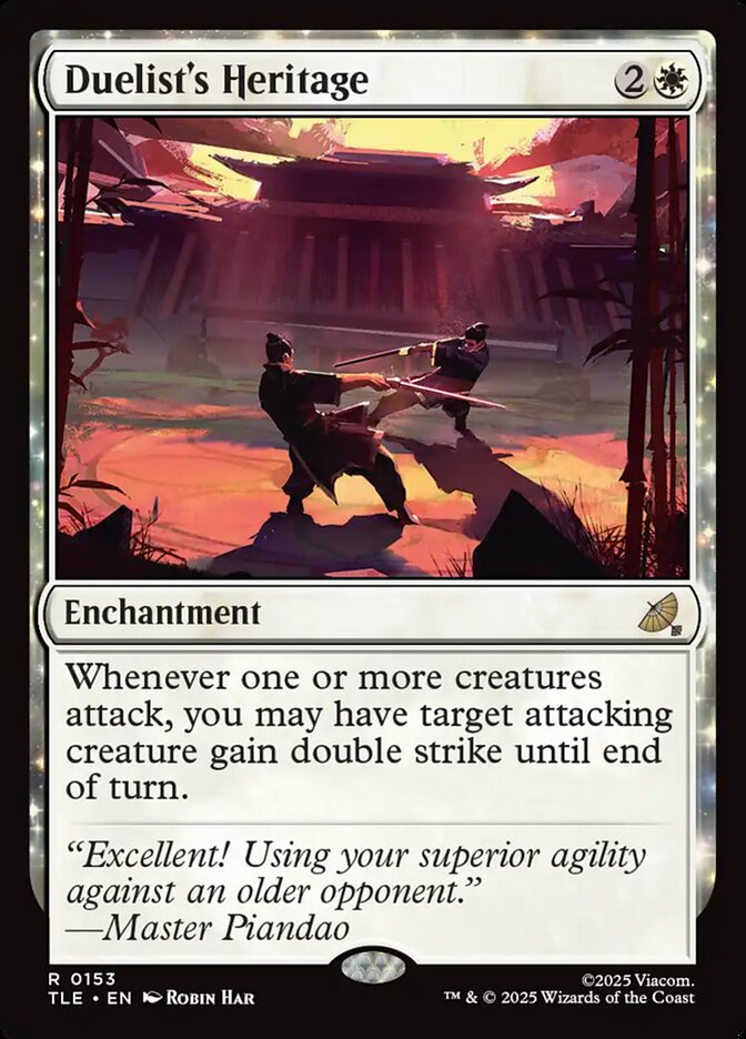 Duelist's Heritage 153/317 (Avatar: The Last Airbender: Eternal-Legal) 