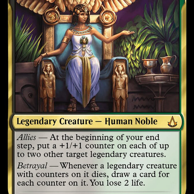 Cleopatra, Exiled Pharaoh 52/110 (Universes Beyond: Assassin's Creed)  - Foil