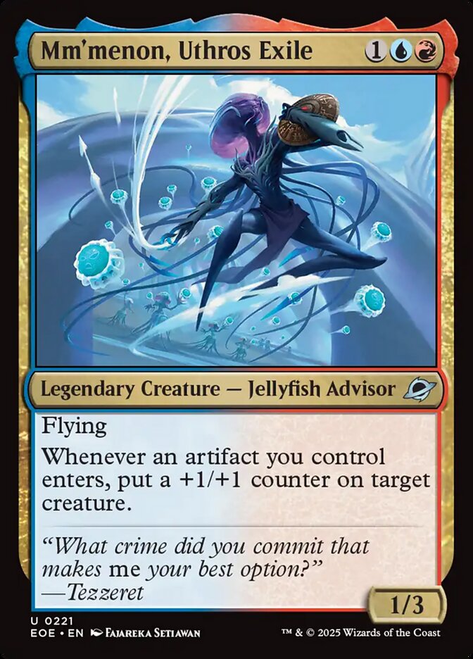 Mm'menon, Uthros Exile 221/276 (Edge of Eternities) 