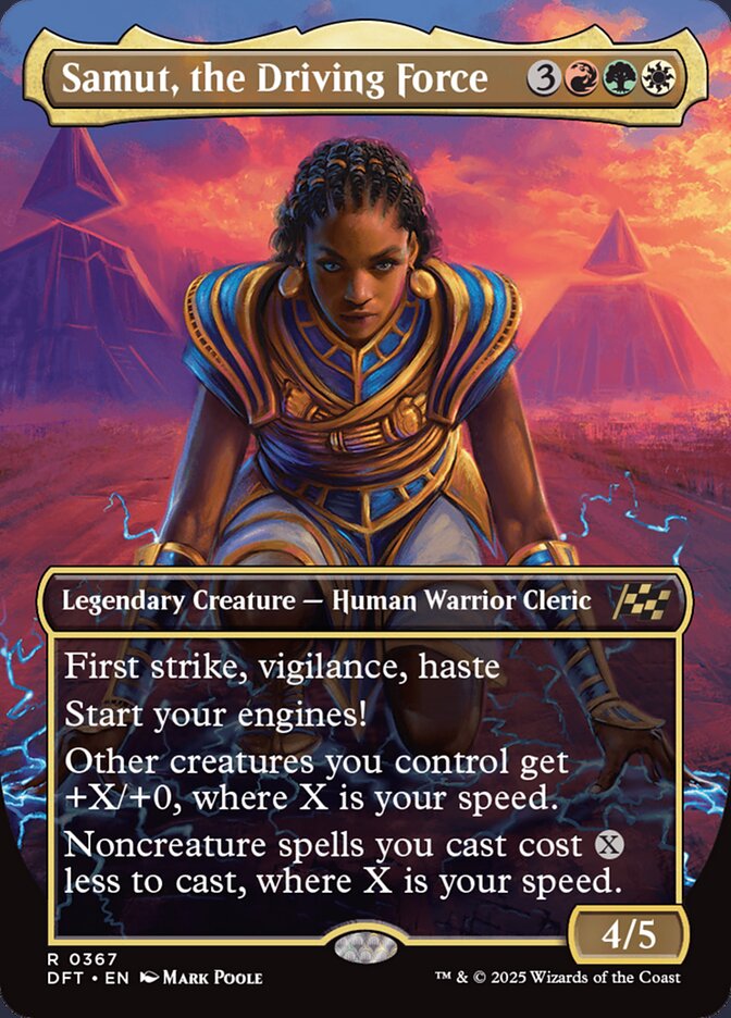 Samut, the Driving Force 367/291 (Aetherdrift)  - Borderless