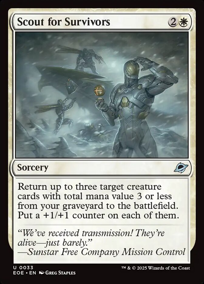 Scout for Survivors 33/276 (Edge of Eternities)  - Foil