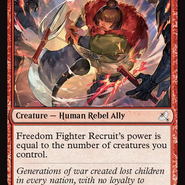 Freedom Fighter Recruit 118/317 (Avatar: The Last Airbender: Eternal-Legal)  - Foil