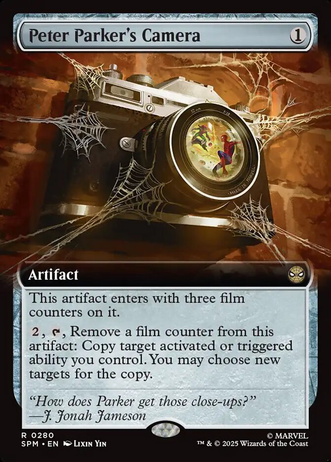 Peter Parker's Camera 280 (Marvel's Spider-Man)  - Extended Art Foil