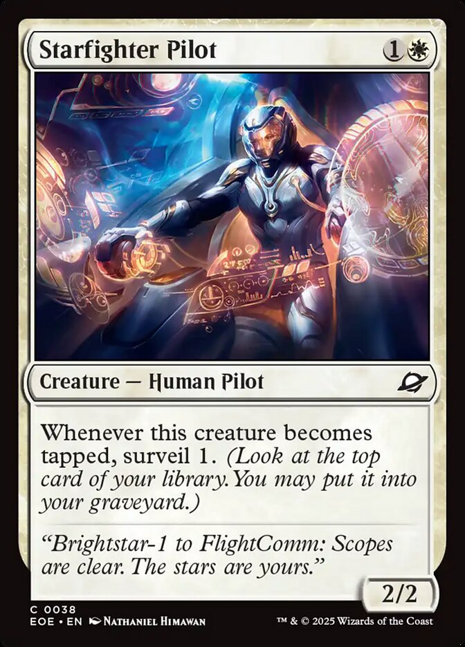 Starfighter Pilot 38/276 (Edge of Eternities)  - Foil