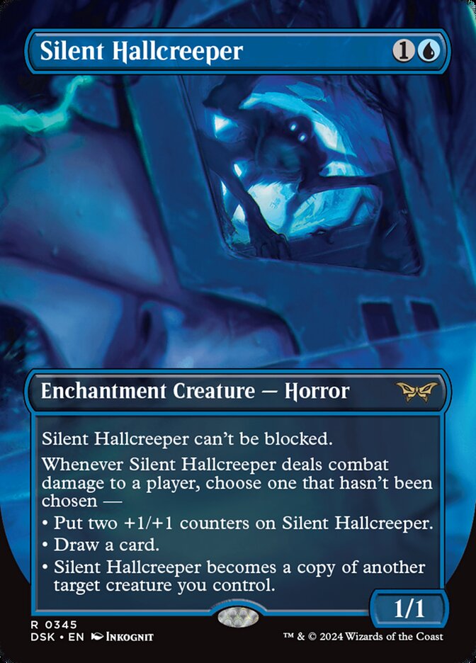 Silent Hallcreeper 345 (Duskmourn: House of Horror)  - Borderless