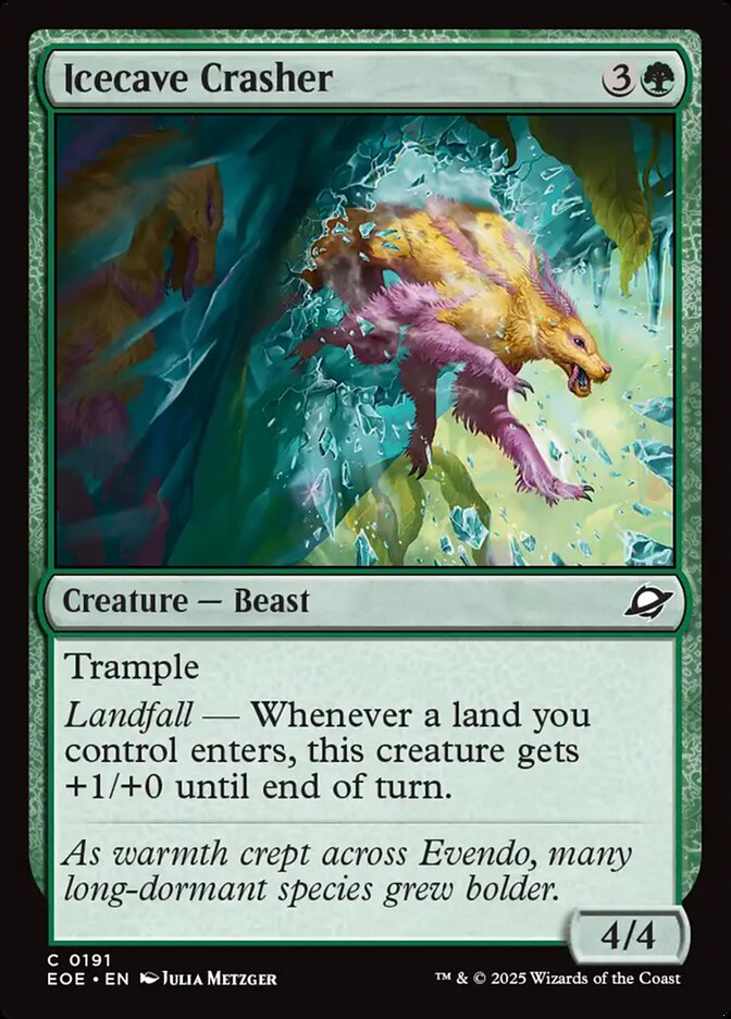 Icecave Crasher 191/276 (Edge of Eternities)  - Foil