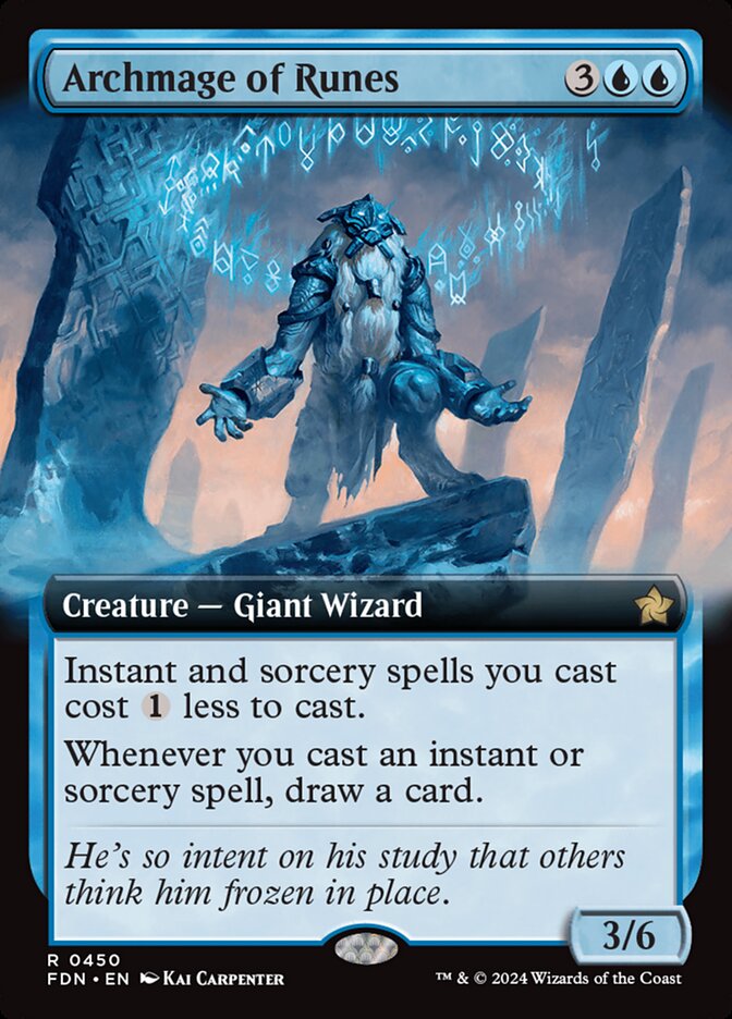 Archmage of Runes 450 (Foundations)  - Extended Art