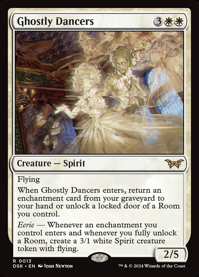 Ghostly Dancers 13/286 (Duskmourn: House of Horror)  - Foil