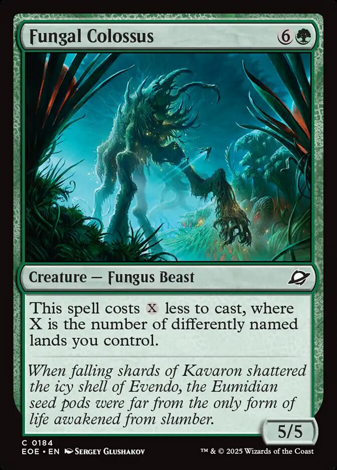 Fungal Colossus 184/276 (Edge of Eternities) 