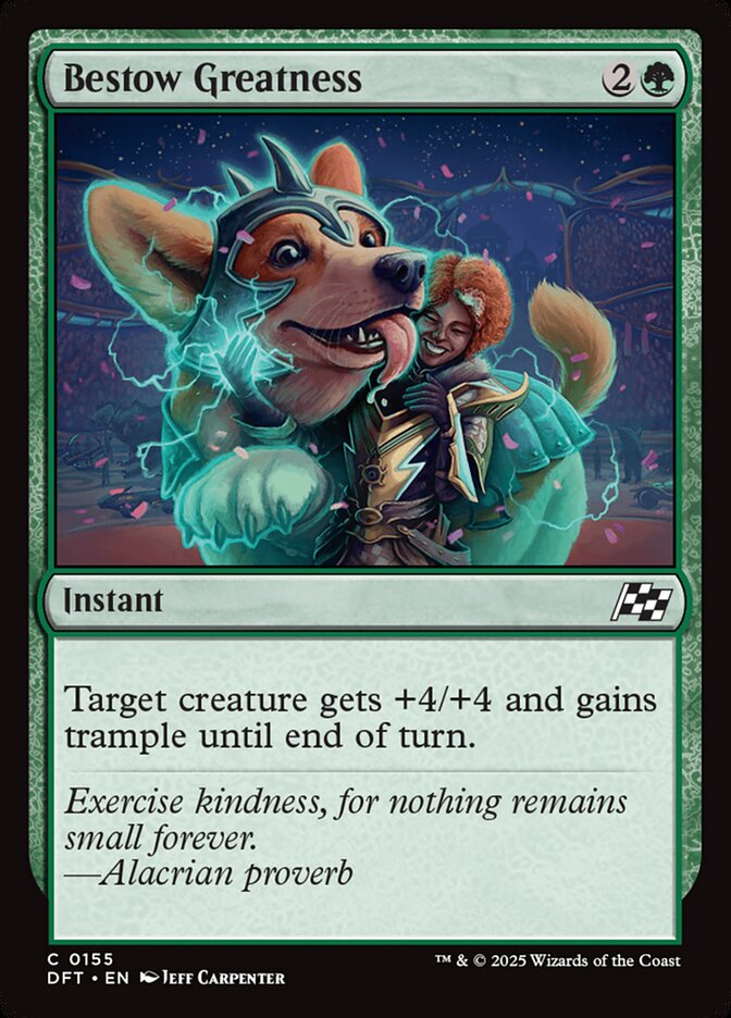 Bestow Greatness 155/291 (Aetherdrift) 