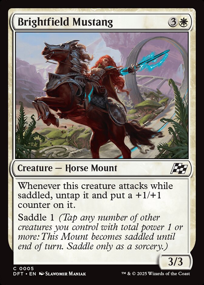 Brightfield Mustang 5/291 (Aetherdrift)  - Foil