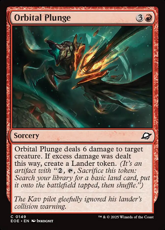 Orbital Plunge 149/276 (Edge of Eternities)  - Foil