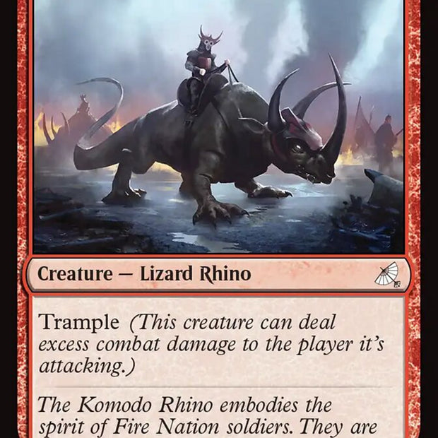 Komodo Rhino 241/317 (Avatar: The Last Airbender: Eternal-Legal)  - Foil