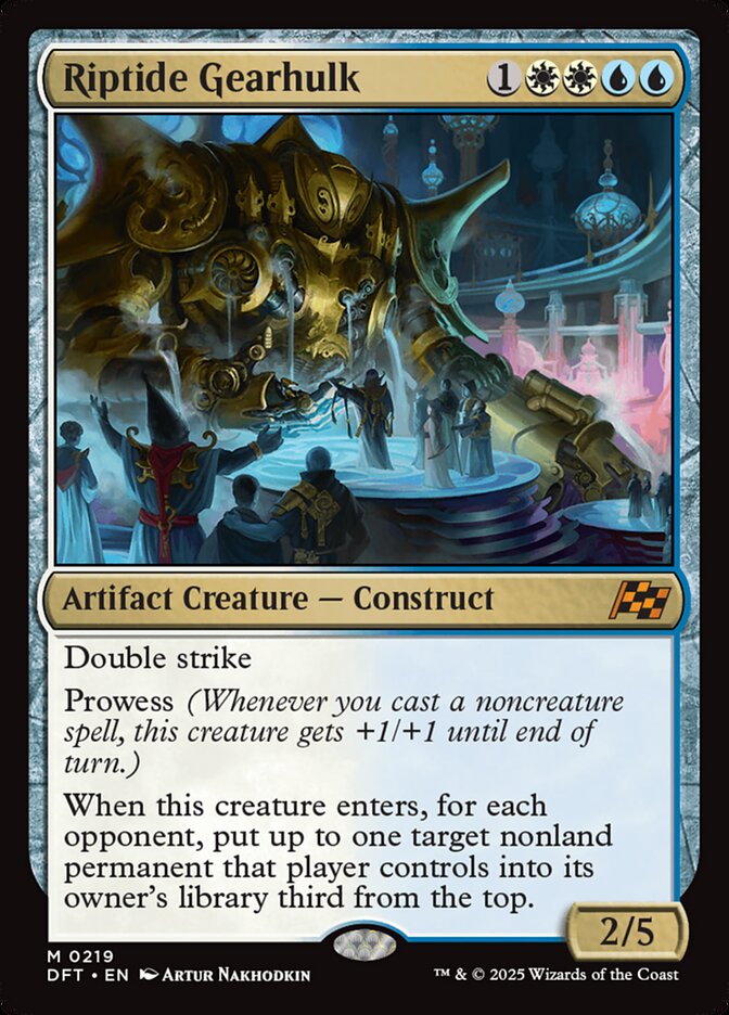 Riptide Gearhulk 219/291 (Aetherdrift)  - Foil
