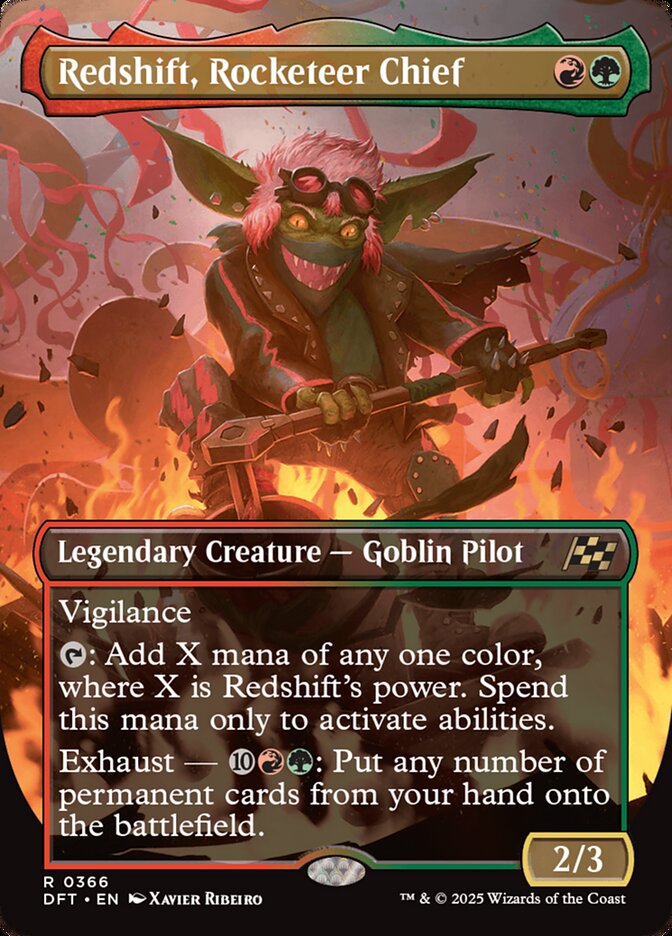 Redshift, Rocketeer Chief 366/291 (Aetherdrift)  - Borderless