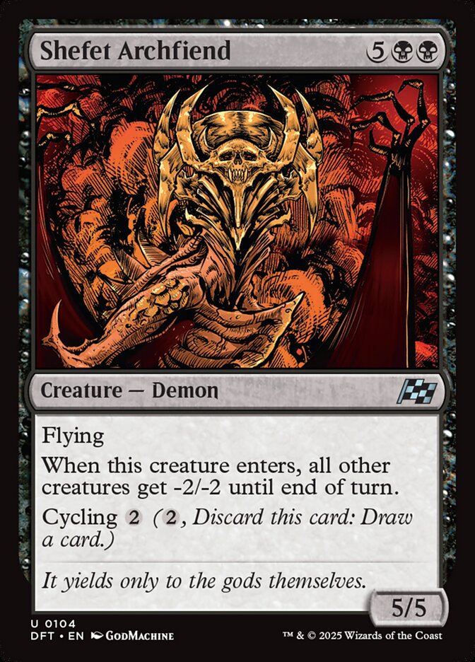 Shefet Archfiend 104/291 (Aetherdrift) 