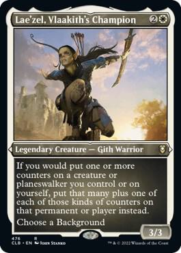 Lae'zel, Vlaakith's Champion 476 (Commander Legends: Battle for Baldur's Gate)  - Etched Foil