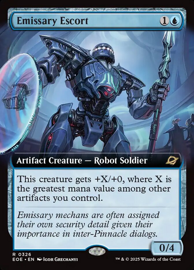 Emissary Escort 326 (Edge of Eternities)  - Extended Art Foil