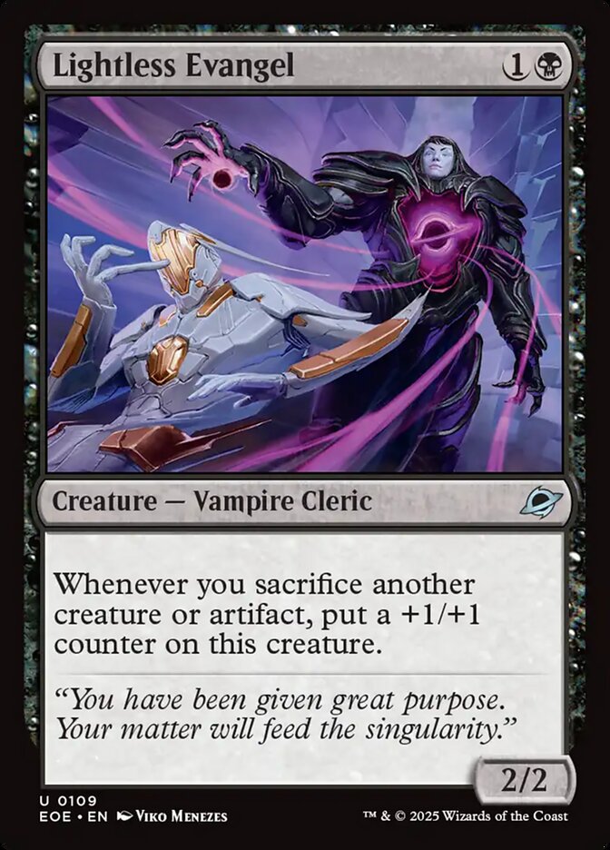Lightless Evangel 109/276 (Edge of Eternities)  - Foil