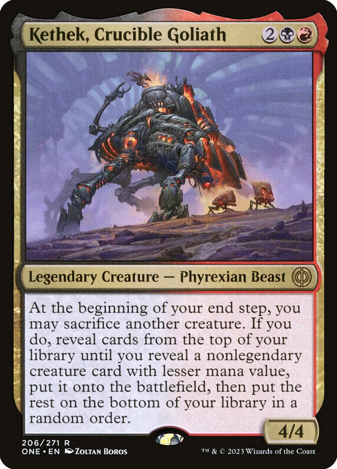 Kethek, Crucible Goliath 206/271 (Phyrexia: All Will Be One) 