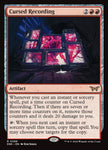 Cursed Recording (Lurking Evil) 296/286 (Duskmourn: House of Horror)  - Foil