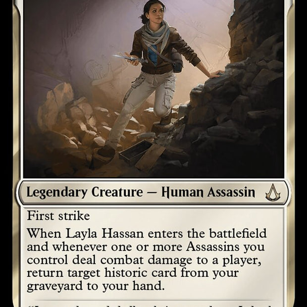Layla Hassan 7/110 (Universes Beyond: Assassin's Creed)  - Foil