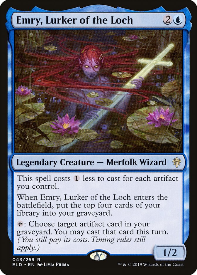 Emry, Lurker of the Loch 43/269 (Throne of Eldraine) 