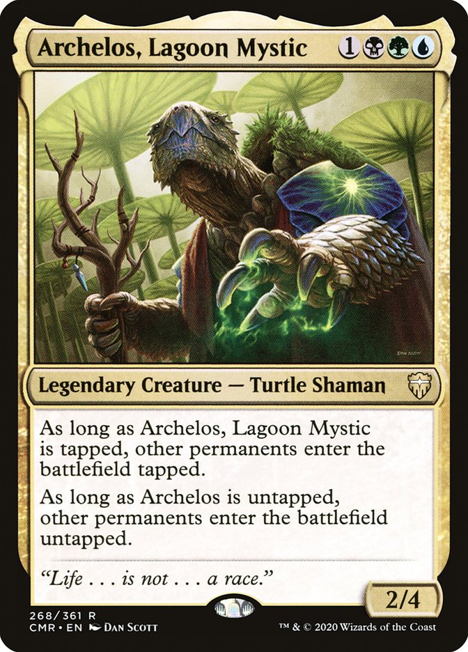 Archelos, Lagoon Mystic 268 (Commander Legends) 