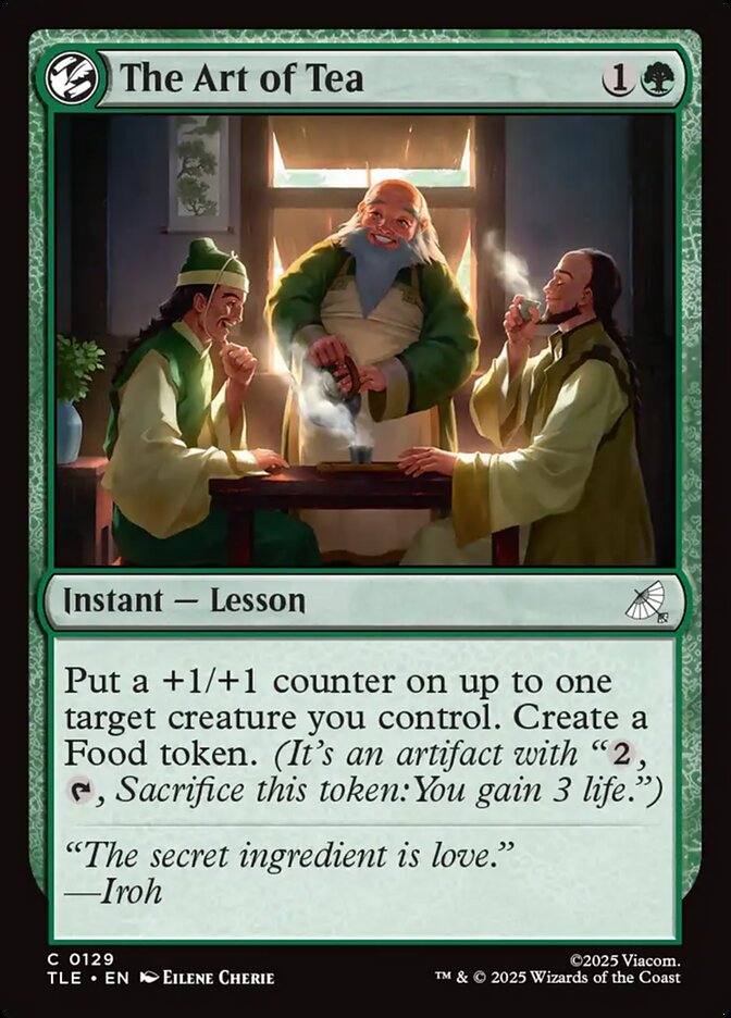 The Art of Tea 129/317 (Avatar: The Last Airbender: Eternal-Legal)  - Foil