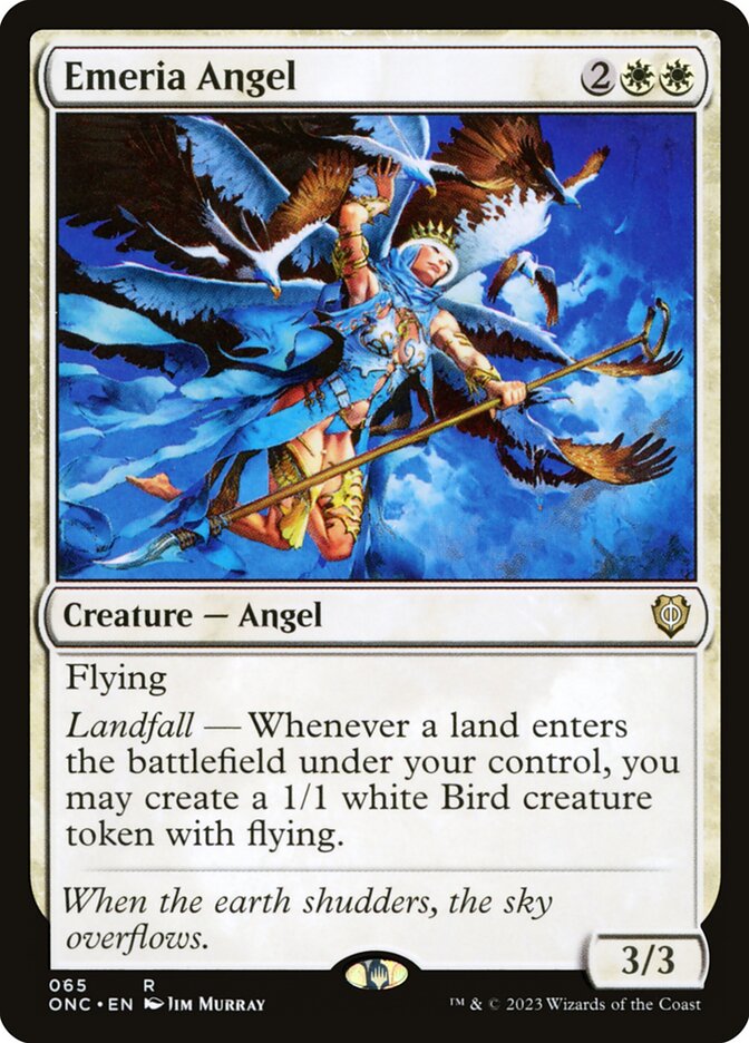 Emeria Angel 65/28 (Commander: Phyrexia: All Will Be One) 