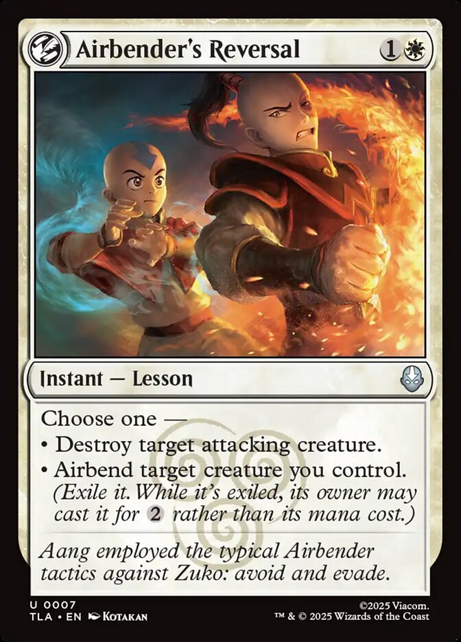 Airbender's Reversal (Avatar: The Last Airbender)  - Foil