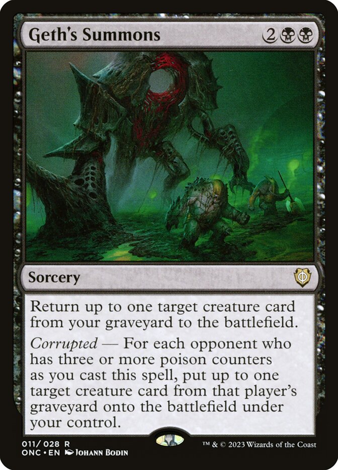 Geth's Summons 11/28 (Commander: Phyrexia: All Will Be One) 