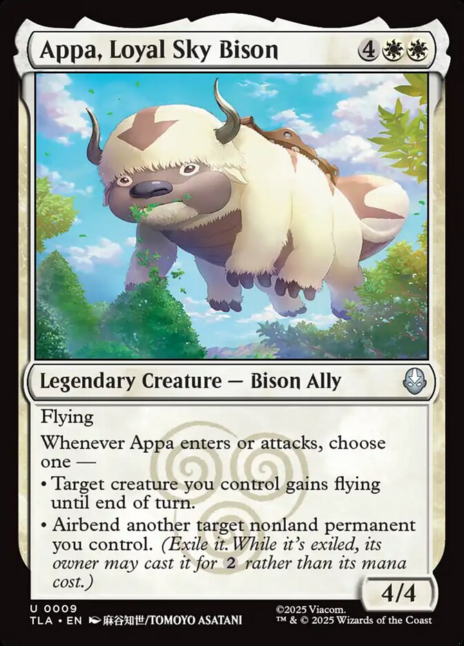 Appa, Loyal Sky Bison (Avatar: The Last Airbender)  - Foil