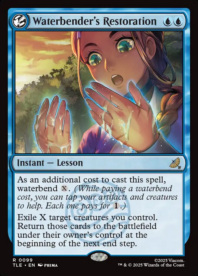 Waterbender's Restoration 99 (Avatar: The Last Airbender: Eternal-Legal)  - Foil