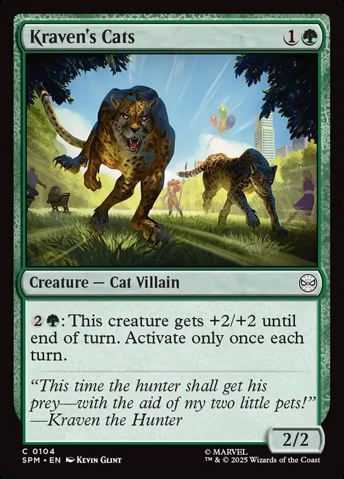 Kraven's Cats (Marvel's Spider-Man)  - Foil
