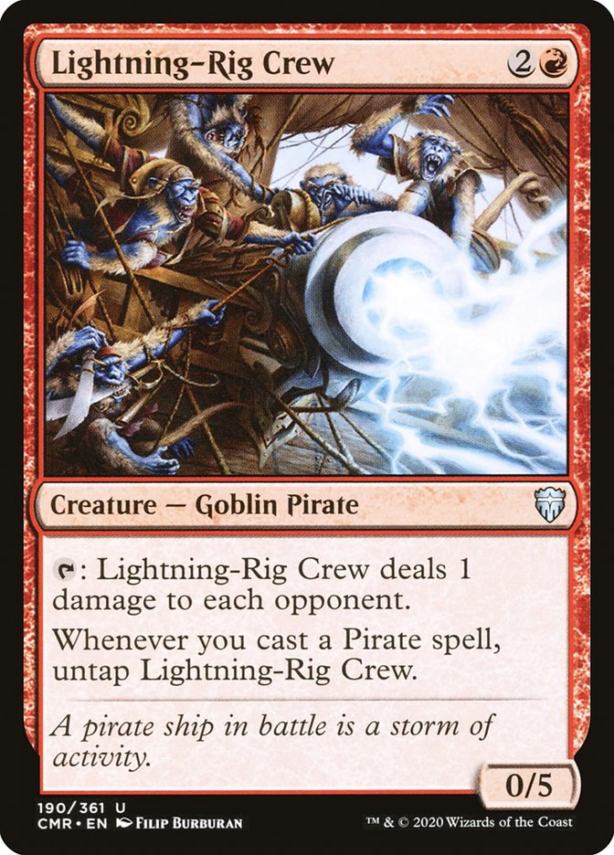 Lightning-Rig Crew 190/361 (Commander Legends) 