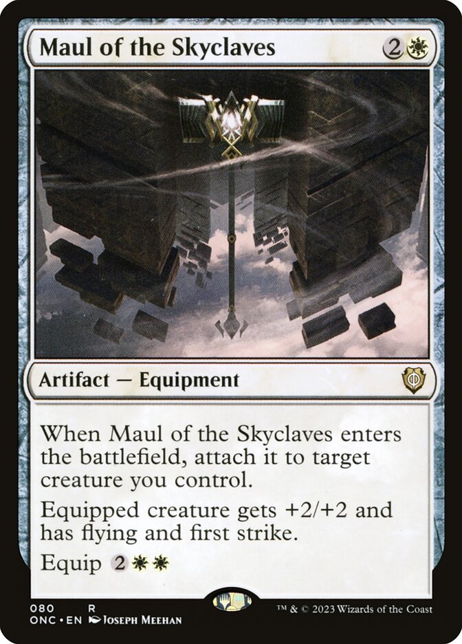 Maul of the Skyclaves 80/28 (Commander: Phyrexia: All Will Be One) 