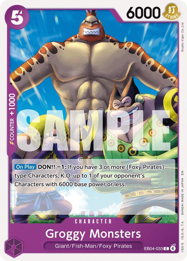 Groggy Monsters EB04-033 (The Azure Sea's Seven) 