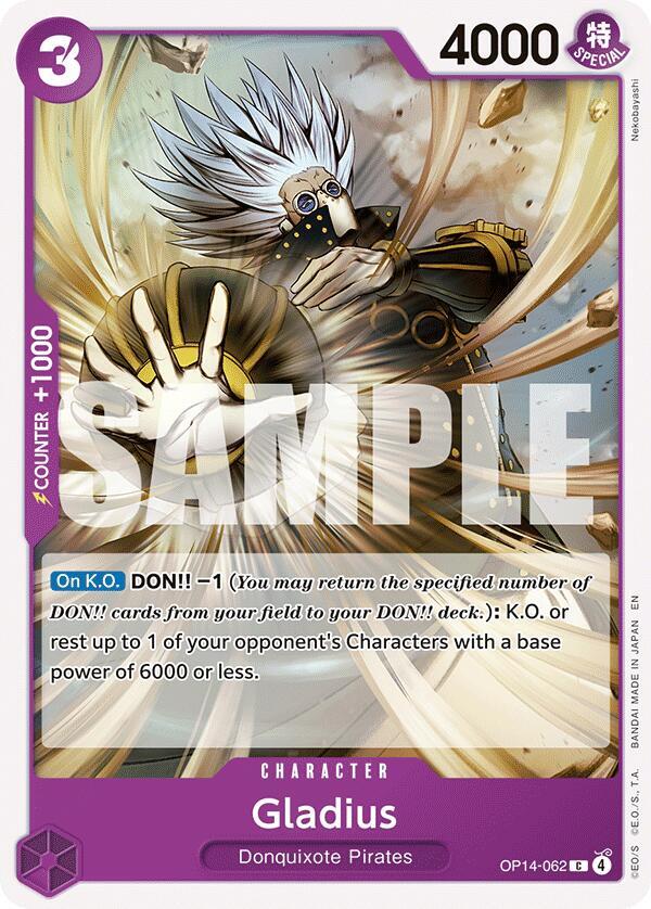 Gladius OP14-062 (The Azure Sea's Seven) 