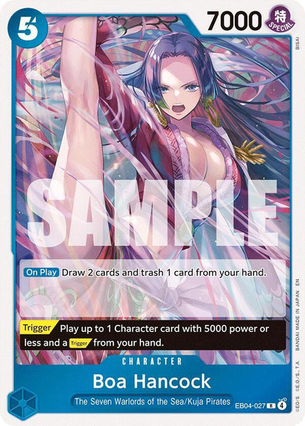 Boa Hancock EB04-027 (The Azure Sea's Seven)  - Foil