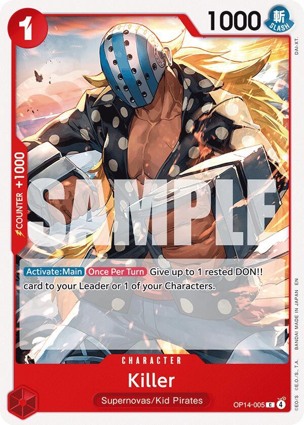 Killer OP14-005 (The Azure Sea's Seven) 