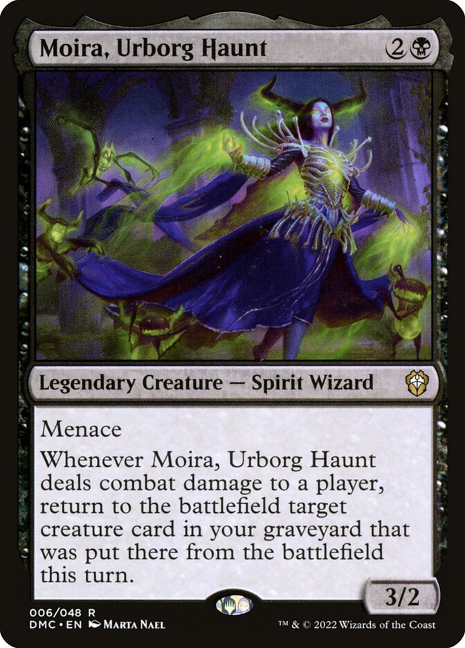 Moira, Urborg Haunt 6/50 (Commander: Dominaria United) 